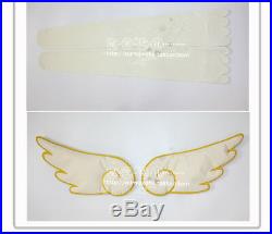 CARD CAPTOR SAKURA bubble skirt Angel wings Dress Outfit Cosplay Costume