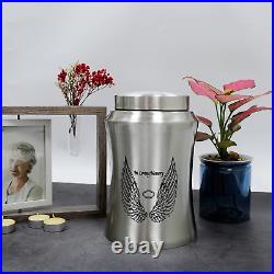 CHIEMOT up to 220 Lbs Large Cremation Urns for Human Ashes, Angel Wings in Lovin