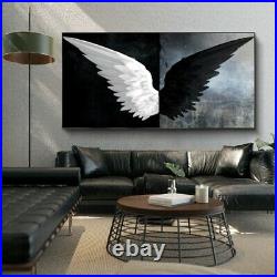 Canvas Painting Angel Wings Abstract Poster Print Modern Wall Art FREE SHIPPING