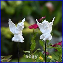 Cherub White Resin Baby Angel Sleeping in Large Feather Wings