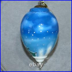 Christmas Ornament ART GLASS Lantern NE QWA Li Bien Style SANTA ANGEL USA SELLER