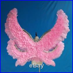 Cosplay Large Pink Feather Angel Wings