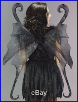 Costumes For All Occasions FW8127 Wings Fairy Large Black. Free Delivery