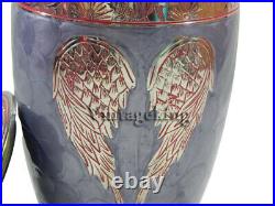 Cremation Angel Wings Urn for Human Ashes Adult Male & Woman Large Urn Purple