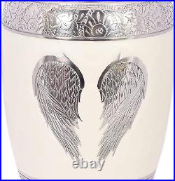 Cremation Urn for Human Ashes with Satin Bag, for Adults up to 200 Lbs Large H