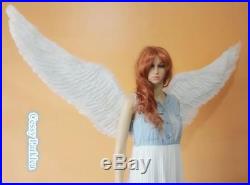 D1 Extra-Large 63-Inch 160cm Angel Feather Wings Fancy Dress Costume Accessories