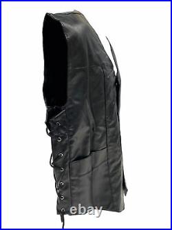 Daryl Dixon Faux Leather Vest Angel Wings Walking Dead TV Show Costume Jacket