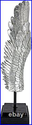 Design Toscano Guided by The Heavens Angel Wing Statue, Silver