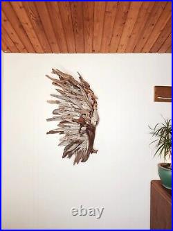 Driftwood Fear Knot Angel wing wall decor, art angels