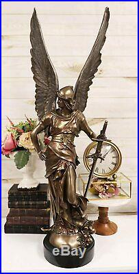 Ebros Large 35 Tall Winged Victory Angel of Justice with Sword & Helmet Statue