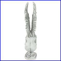 Elegant Winged Emotional Angel Sculpture Large Spiritual Garden Memorial Sculpt
