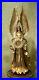 Especially Large Angel Victoria Gold With Wreath And Large Wings 90cm New