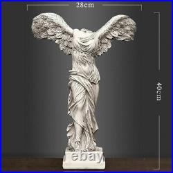 European Victory Goddess Figures Sculpture Resin Crafts Home Decoration Retro