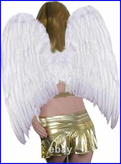 Extra Large Featherhalloween Fairy Angel Wings 3 Color Black, White or Red