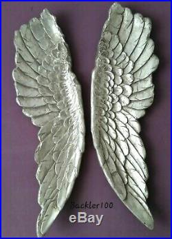 Extra Large Pair GOLD or SILVER ANGEL WINGS Wall Hanging Sculpture Display 104cm