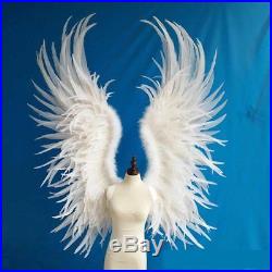 Extra Large White Angel Feather Wings Model Show Stage Cosplay Costume