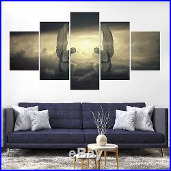 Fantasy Angel Wing Mystical Canvas Print Painting Framed Home Decor Wall Art Pic