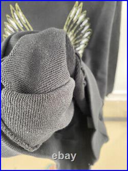 Fashion Anine Bing Women Angel Wing Print Long Sleeve Mens Top Hoodie Sweatshirt