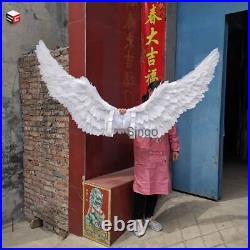 Fashion Props For Costume Photoshoots Accessory Adults Large Feather Angel Wings