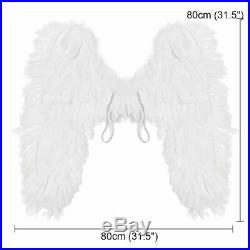Feather Cosplay Wings Victoria Extra Large White Angel Wings Fairy Devil Dress