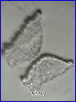 Feather Wing Crystal Butterfly Sculpture Object Raw Stone Extra Large Angel Spec