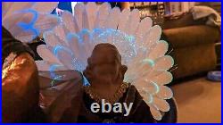Fiber optic Angels Table Topper 18 lighted Wings in box