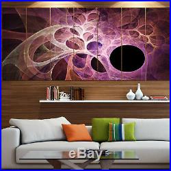Fractal Angel Wings in Pink' Graphic Art Print Multi-Piece Image on Canvas