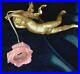 French_RARE_Large_Antique_Chandelier_Winged_Angel_Cherub_with_Pink_Rose_Shade_01_drv