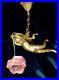 French_RARE_Large_Antique_Chandelier_Winged_Angel_Cherub_with_Pink_Rose_Shade_01_ho