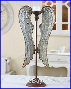 Giftcraft Metal Angel Wings Tealight Candle Stand Large No Color
