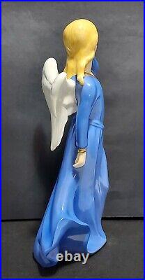 Goebel W Germany Large Angel In Blue Tunic With Gold Accents And White Wings 12