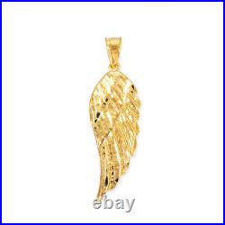 Gold Angel Wing Pendant Necklace (S/M/L)