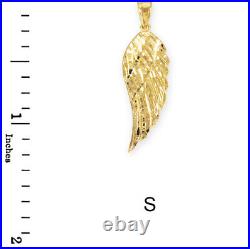 Gold Angel Wing Pendant Necklace (S/M/L)