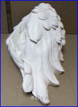 Guardian Angel Statue Wings Large Outdoor Religious Sculpture Cherub Cemetery