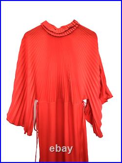 Gucci Butterfly Sleeve Orange Long Dress Size M/L