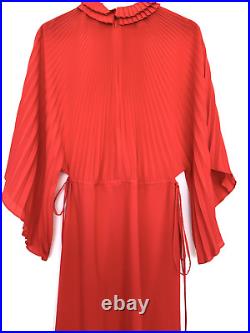 Gucci Butterfly Sleeve Orange Long Dress Size M/L