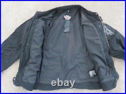 Harley Davidson Cotton Motocycle biker Jacket Angel wings embellished HD L WMS