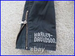 Harley Davidson Cotton Motocycle biker Jacket Angel wings embellished HD L WMS