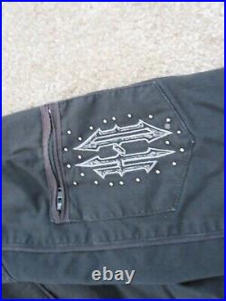 Harley Davidson Cotton Motocycle biker Jacket Angel wings embellished HD L WMS