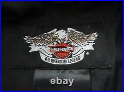 Harley Davidson Cotton Motocycle biker Jacket Angel wings embellished HD L WMS