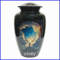 Heaven's Sentinels Cremation Urn For Human Ashes Angel Wings With Velvet Bag