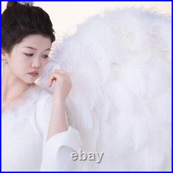 High Quality White Ostrich Feathers Adult Large Photography Angel Wings