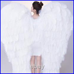 High Quality White Ostrich Feathers Adult Large Photography Angel Wings