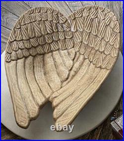 Jalapa Nina Pottery Angel Wings Bowl Art Sculpture Peru Tray Large Decor OOAK