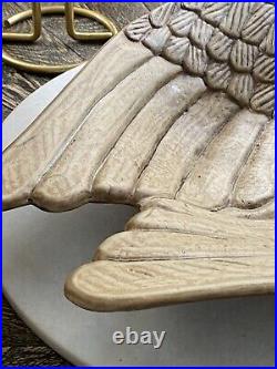 Jalapa Nina Pottery Angel Wings Bowl Art Sculpture Peru Tray Large Decor OOAK