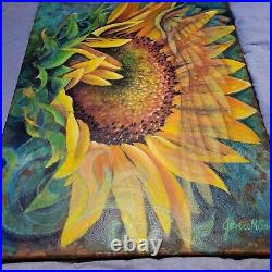 Janice M. SAUNDERS SUNFLOWER WITH ANGLE WING PIC