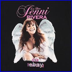 Jenni Rivera Descanse En Paz RIP tshirt Size XL 1969 2012 Angel Wings