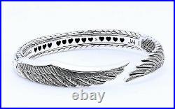 John Hardy JAI Heaven, Wings Sterling Silver Cuff Bracelet Large NIB