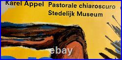 KAREL APPEL VTG RARE SHELL Zittend Naakt MODERN EXHIBITION POSTER 2001