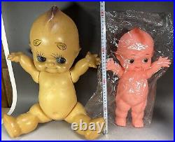 KEWPIE Doll Lot #344 Japanese Large Sm Vtg Cupie QP Angel Wing Baby Figure Japan